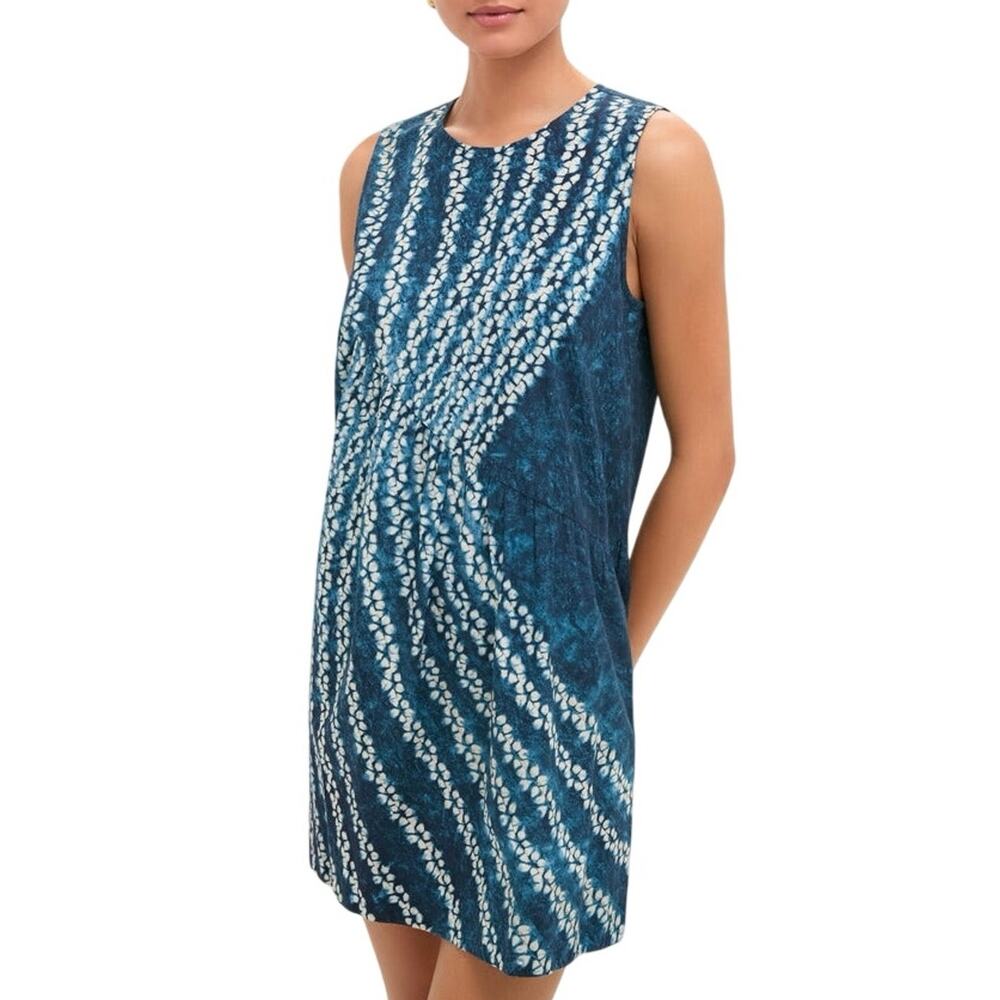 TUCKERNUCK Indigo Mariner's Knot Clements Dress Size M / P2P 20.5” New with Tag